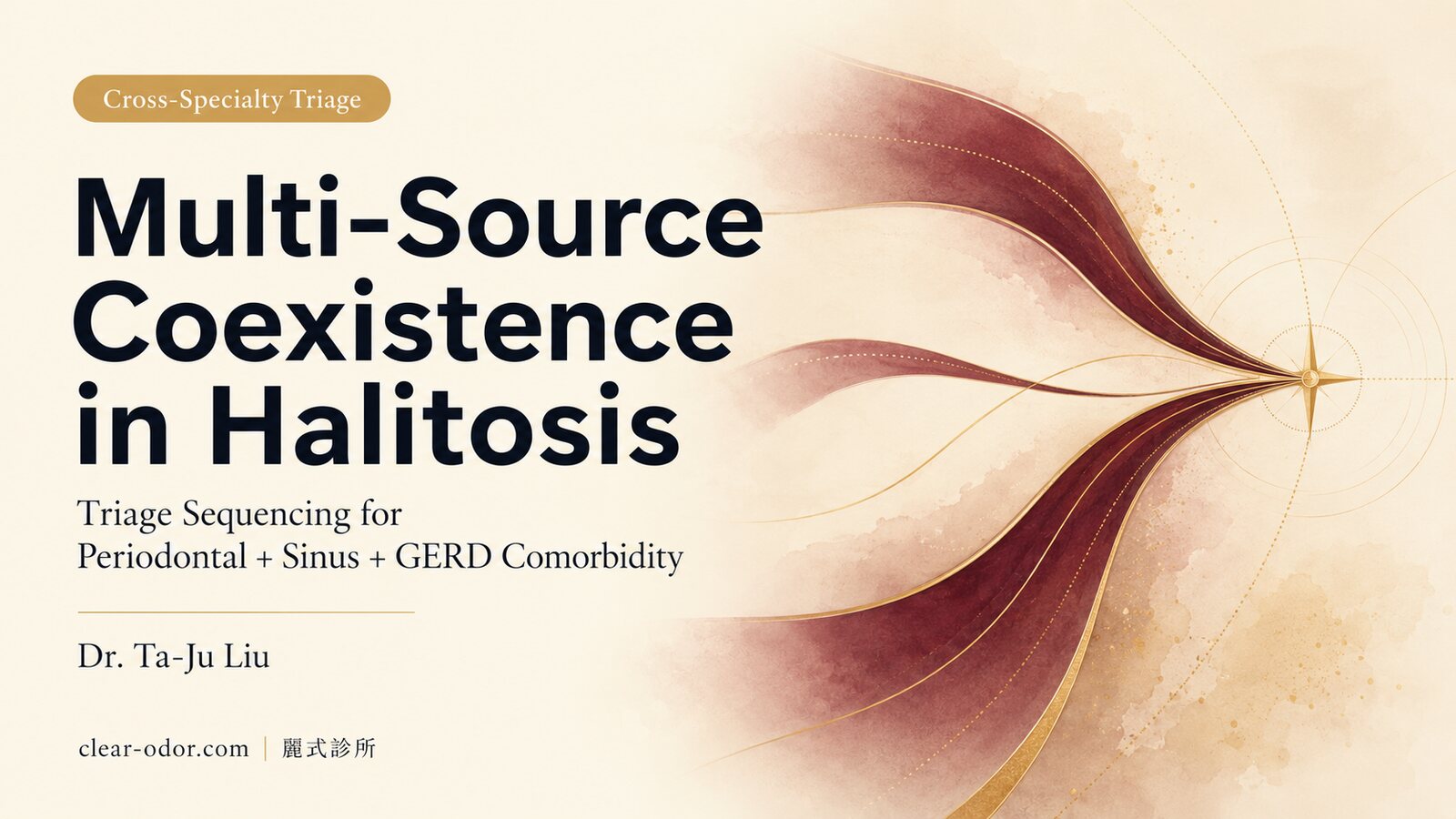 Multi-Source Coexistence in Halitosis: Dr. Ta-Ju Liu on Triage Sequencing and Cross-Specialty Integration for Periodontal + Sinus + GERD Comorbidity