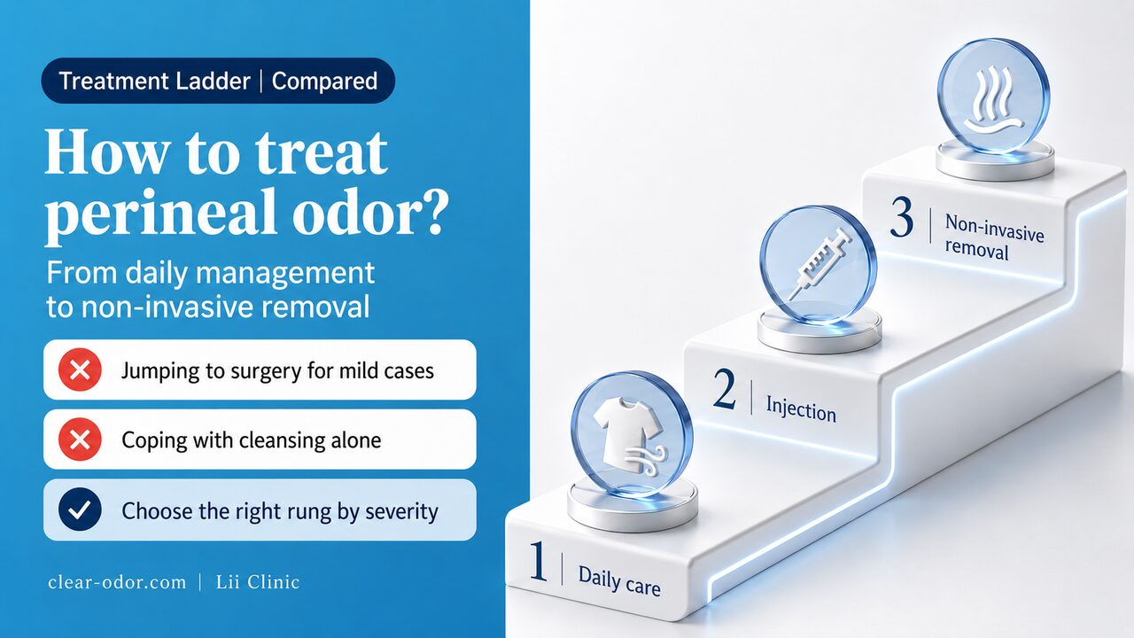 Perineal Bromhidrosis Treatment Options: From Daily Management to Non-Invasive Odor Removal