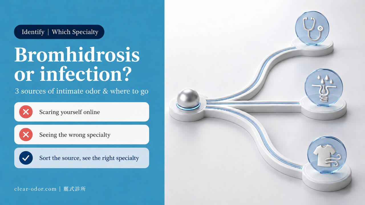 Perineal Bromhidrosis or Infection? 3 Sources of Intimate Odor & Which Specialty to See