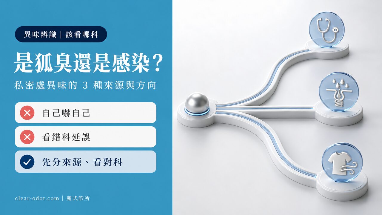會陰狐臭還是感染？私密處異味的 3 種來源與該看哪一科
